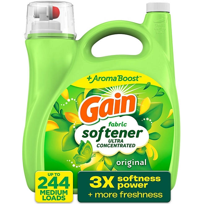 Gain Liquid Fabric Softener, Original Scent, 244 loads, 143 fl. oz. 3