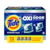 Tide Power PODS + Ultra OXI Laundry Detergent Pacs, 72 ct.