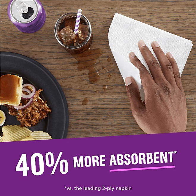 Vanity Fair Extra Absorbent 2-Ply White Paper Napkins, 6 pk., 504 ct. 5