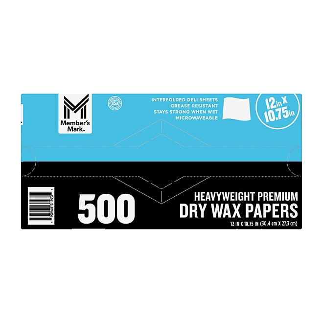 Member's Mark Heavyweight Wax Papers 12" X 10.75", 500 ct. 3