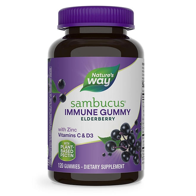 Nature’s Way Sambucus Elderberry Gummies, 120 ct. 3