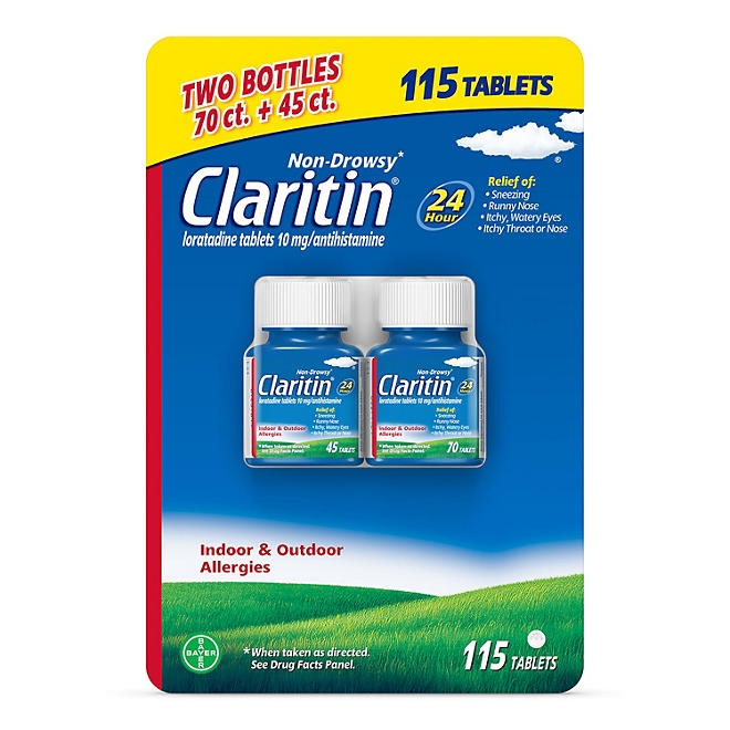 Claritin 24 Hour Non-Drowsy Allergy Medicine Tablets 115 ct. 3
