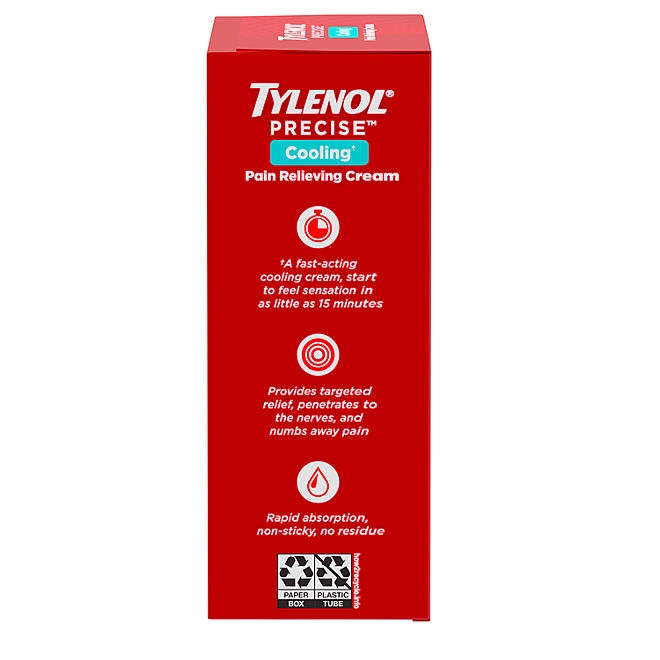 Tylenol Precise Cooling Pain Relieving Cream, 4 oz., 2 pk. 4