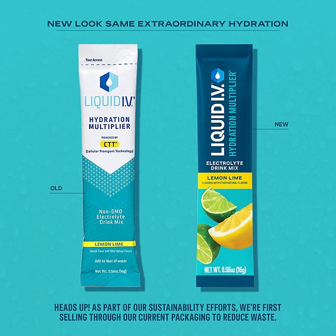 Liquid I.V. Hydration Multiplier Variety Pack, Lemon Lime & Passion Fruit, 30 ct. 5