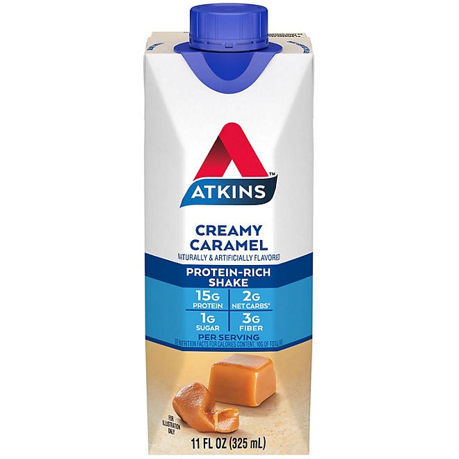 Atkins 15g Energy Protein Shake, Creamy Caramel 11 fl. oz., 15 pk. 5