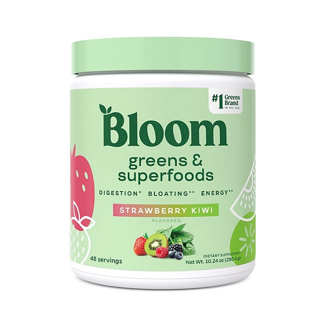 Bloom Nutrition Greens & Superfoods Powder, Strawberry Kiwi, 0.5 lbs. 3