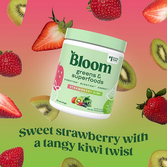 Bloom Nutrition Greens & Superfoods Powder, Strawberry Kiwi, 0.5 lbs. 5