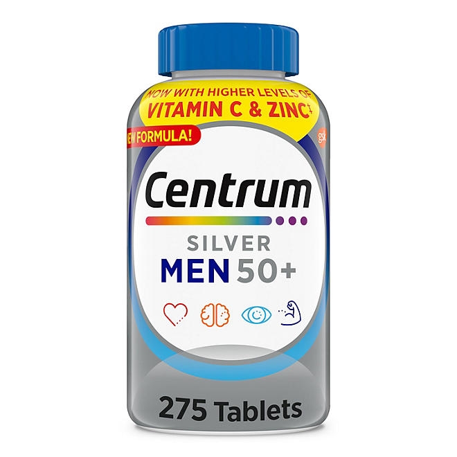 Centrum Silver Multivitamins for Men Over 50, Multimineral Supplement Tablets, 275 ct. 3