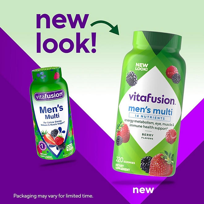 Vitafusion Men's Multivitamin Gummies, 220 ct. 4