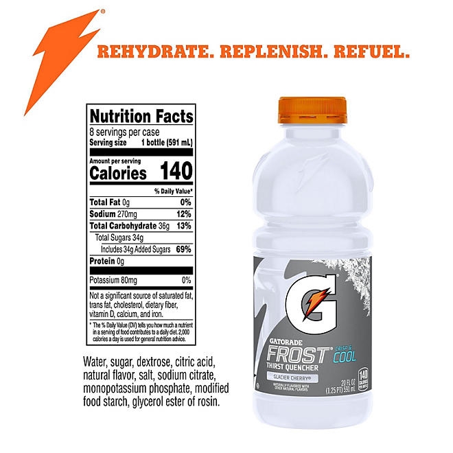 Gatorade Frost Thirst Quencher, Variety Pack 20 fl. oz., 24 pk. 5
