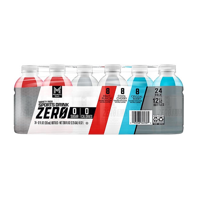 Member's Mark Sports Drink Zero 12 fl. oz., 24 pk. 3