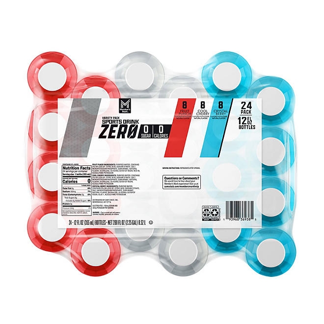 Member's Mark Sports Drink Zero 12 fl. oz., 24 pk. 4