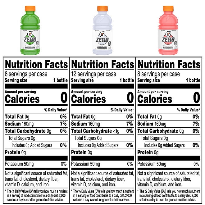 Gatorade G Zero Splash Variety Pack 12 fl. oz., 28 pk. 4
