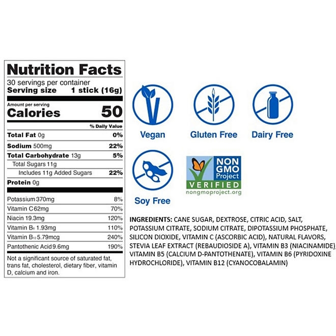 Liquid I.V. Hydration Multiplier Electrolyte Powder, Popsicle Firecracker 0.56 oz., 30 pk. 4