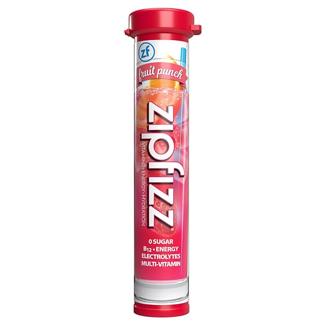 Zipfizz Energy Multi-Vitamin Hydration Drink Mix, Fruit Punch, 20 ct. 5