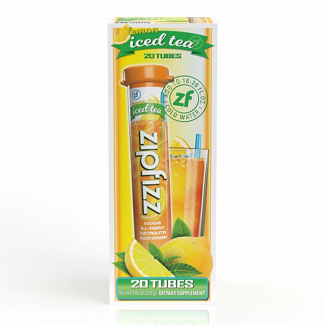 Zipfizz Energy Multi-Vitamin Hydration Drink Mix, Lemon Iced Tea, 20 ct. 3