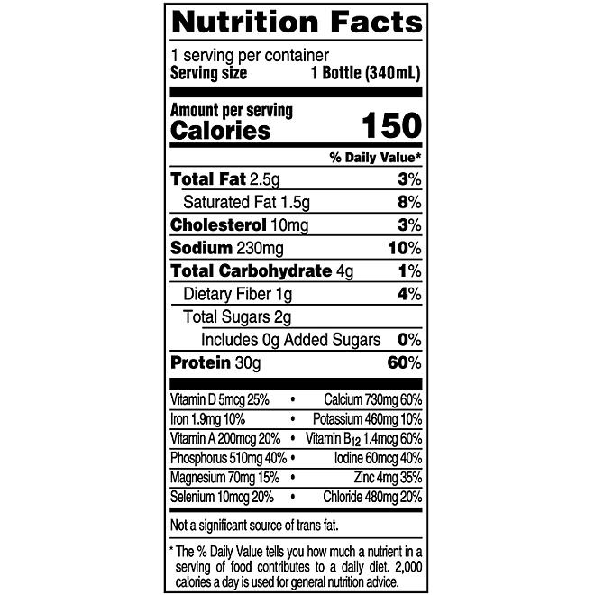 Fairlife Nutrition Plan 30g Protein Shake, Chocolate, 11.5 fl. oz., 12 pk. 4