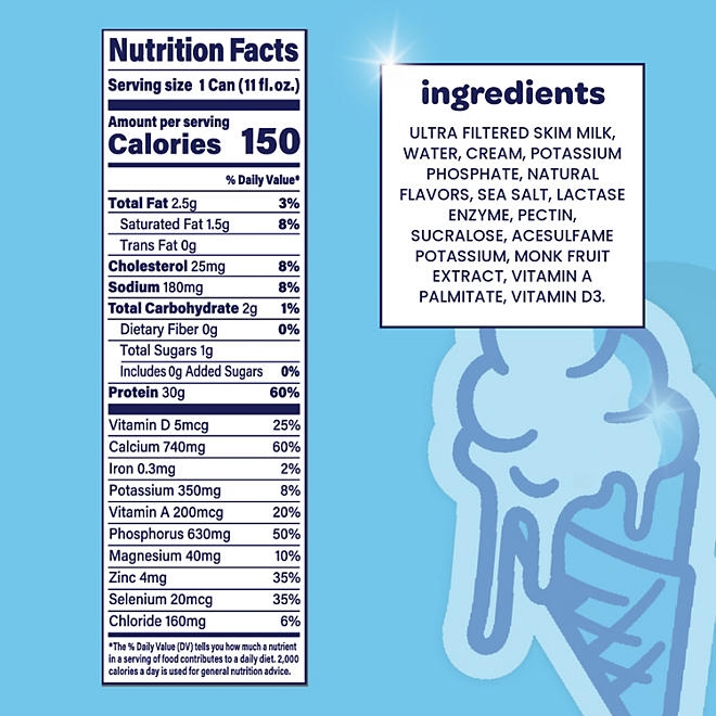 Nurri 30g Protein Vanilla Milk Shake 11 fl. oz., 12 pk. 4