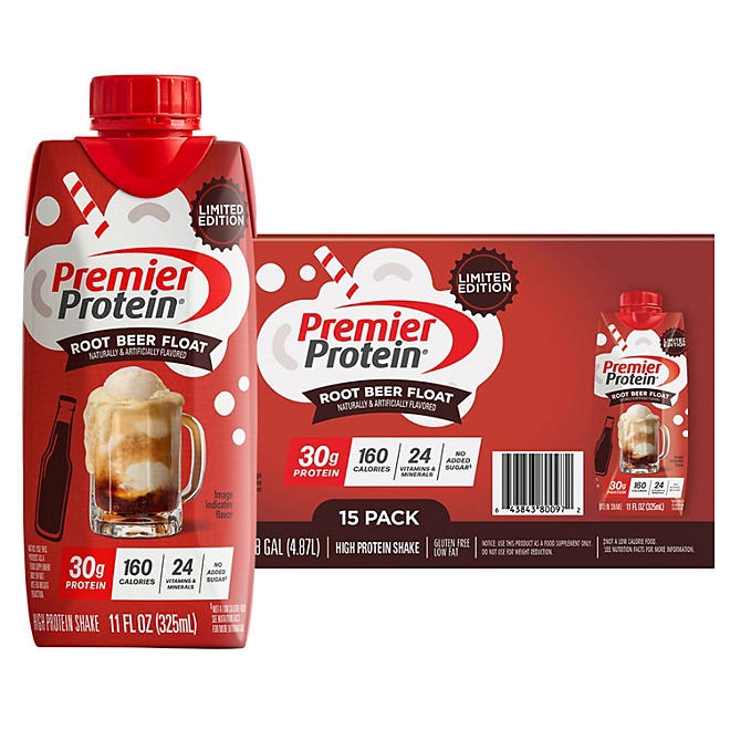 Premier Protein 30g High Protein Shake, Root Beer Float 11 fl. oz., 15 pk. 3