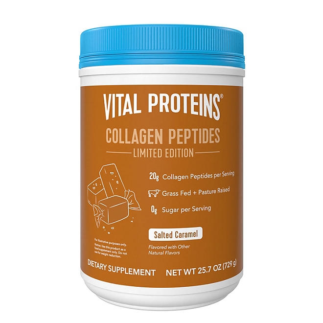Vital Proteins Collagen Peptides Powder, Salted Caramel, 1.6 lbs. 3