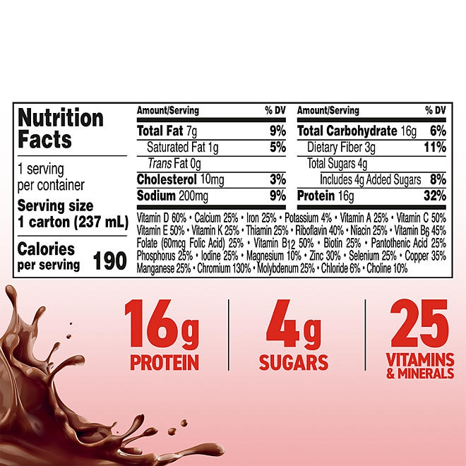 BOOST Glucose Control Nutritional Drink, Chocolate, 8 fl. oz., 24 pk. 4
