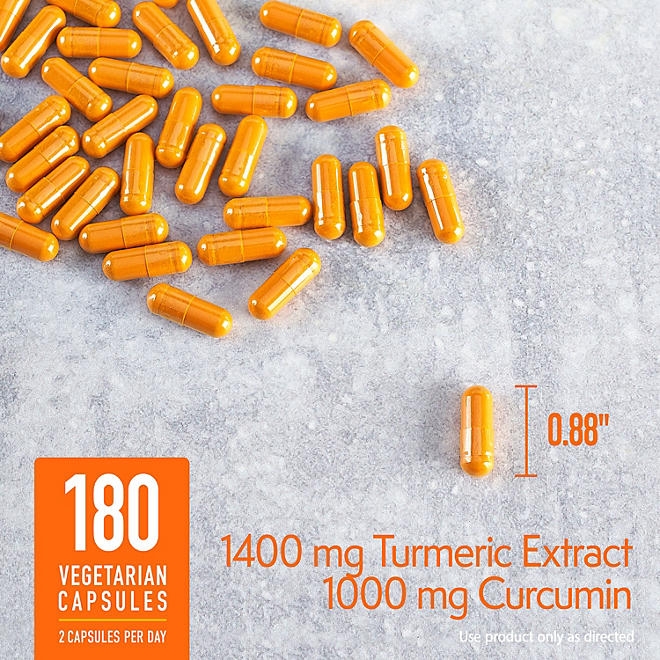 Member's Mark Turmeric Extract Dietary Supplement Capsules, 180 ct. 5