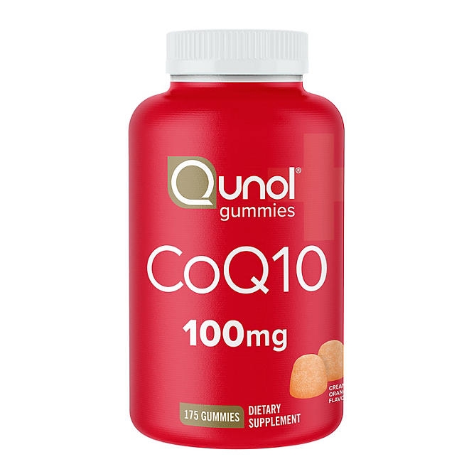 Qunol CoQ10 100 mg. Gummies, Creamy Orange 175 ct. 3