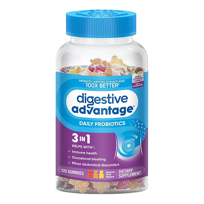 Digestive Advantage Daily Probiotic Gummies, 120 ct. 3