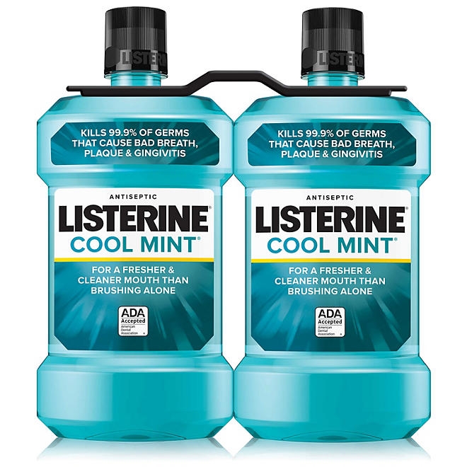 Listerine Cool Mint Antiseptic Mouthwash, 50.7 fl. oz., 2 pk. 3