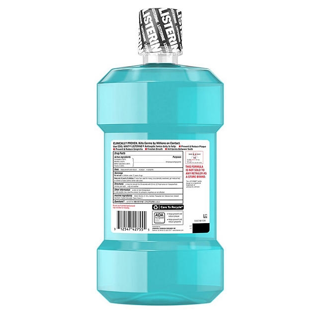 Listerine Cool Mint Antiseptic Mouthwash, 50.7 fl. oz., 2 pk. 4