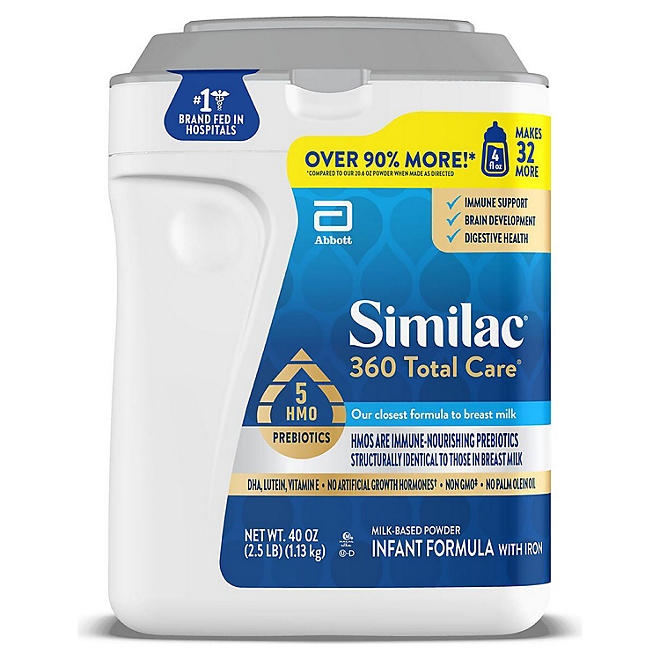 Similac 360 Total Care Infant Formula, 40 oz. 3