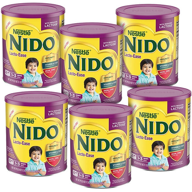 Nestle NIDO Lacto-Ease Toddler Formula 1.76 lb., 6 pk. 3