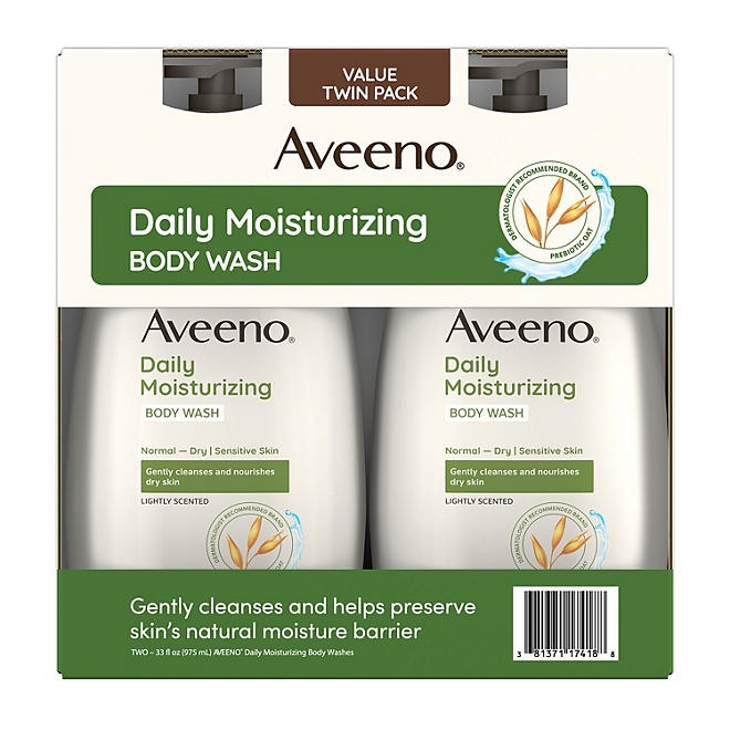 Aveeno Daily Moisturizing Body Wash, 33 fl. oz., 2 pk. 3