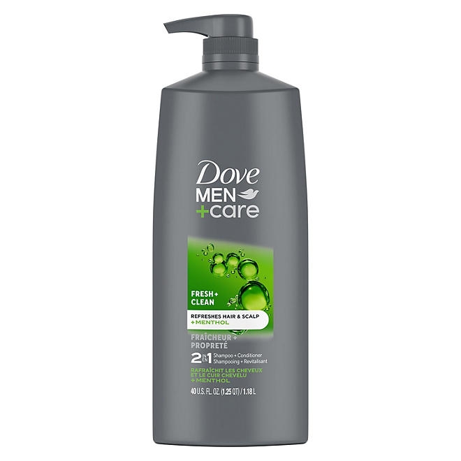 Dove Men+Care Fresh & Clean 2-in-1 Shampoo + Conditioner, 40 fl. oz. 3