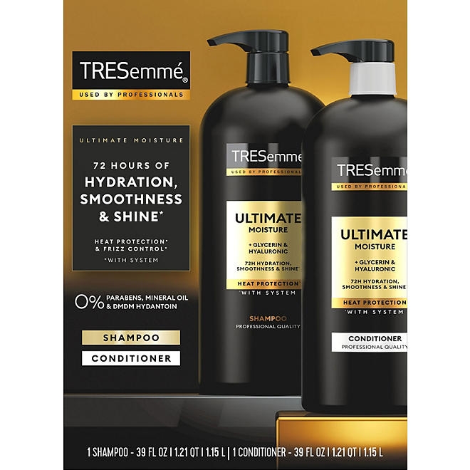 TRESemmé Ultimate Moisture Shampoo & Conditioner, 39 fl. oz., 2 pk. 3
