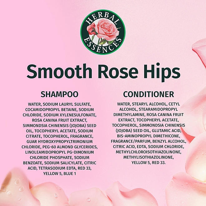 Herbal Essences Rose Hips Shampoo and Conditioner, 33.8 fl. oz., 2pk. 4