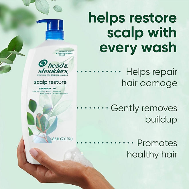 Head & Shoulders Scalp Restore Shampoo, 38.8 fl. oz. 5