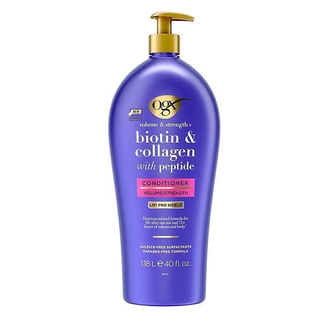 OGX Volume & Strength + Biotin & Collagen Conditioner, 40 fl. oz. 3