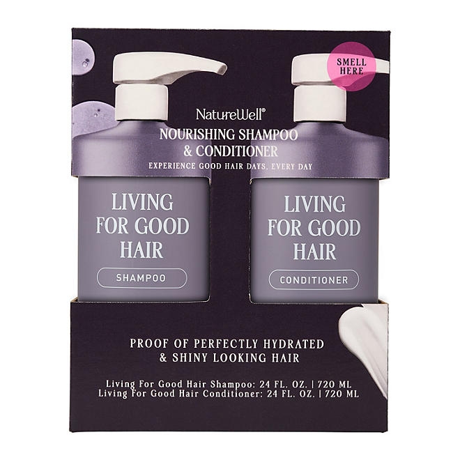 NatureWell Living For Good Shampoo & Conditioner, 24 fl. oz., 2 pk. 3