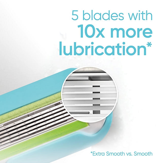 Venus Extra Smooth Women's Razor, 5 Blades, 1 Handle + 11 Cartridges 4