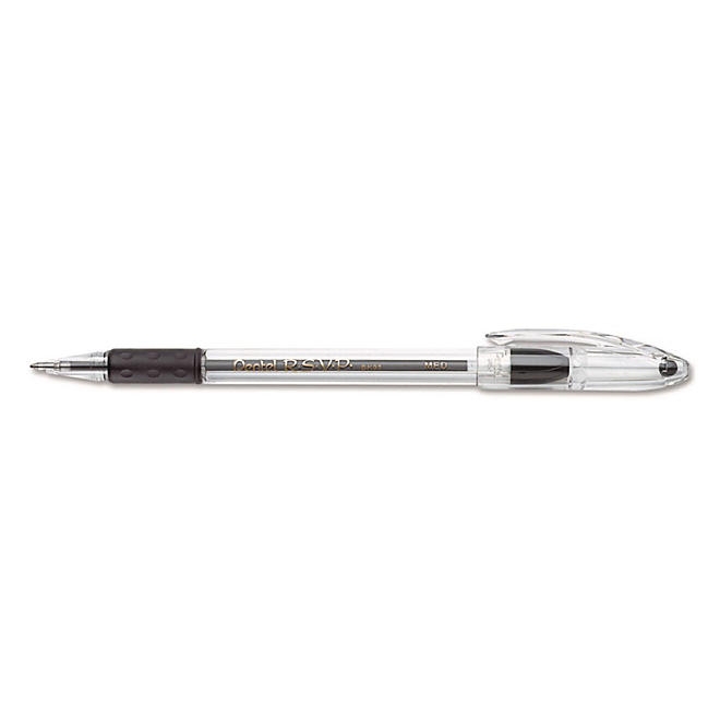 Pentel - R.S.V.P. Ballpoint Stick Pen, Black Ink, Medium - 24 per Pack 5