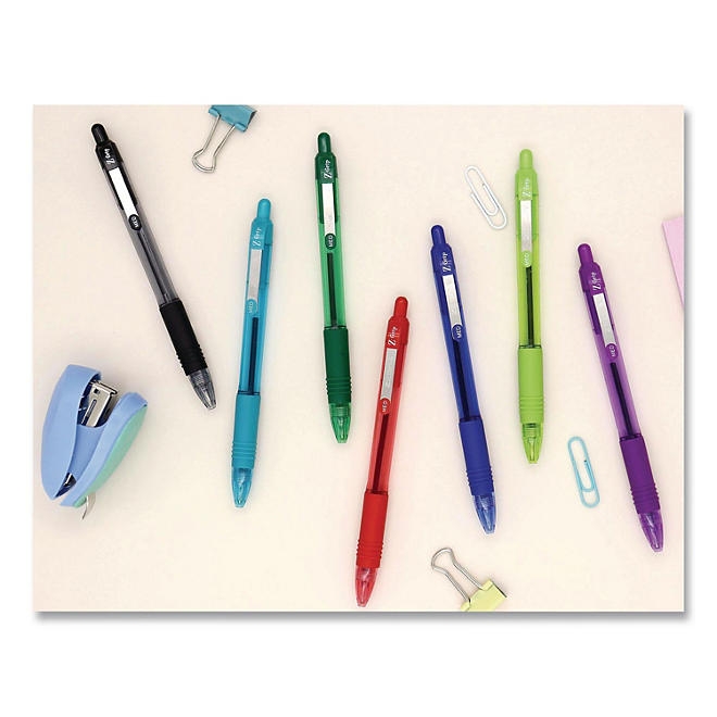 Zebra Z-Grip Ballpoint Pen, Retractable, Medium 1 mm, Assorted Artistic Ink and Barrel Colors, 24/Pack 5