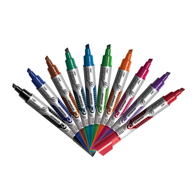 BIC Low Odor and Bold Writing Dry Erase Marker, Chisel Tip, Assorted Colors, 12ct. 5