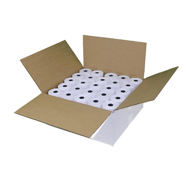 Alliance Thermal Paper Receipt Rolls, 3 1/8" x 230', White, 50 Rolls 3