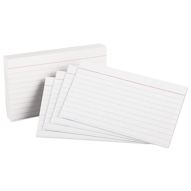 Oxford - Index Cards - Ruled - 3 x 5" - 100 Cards 3