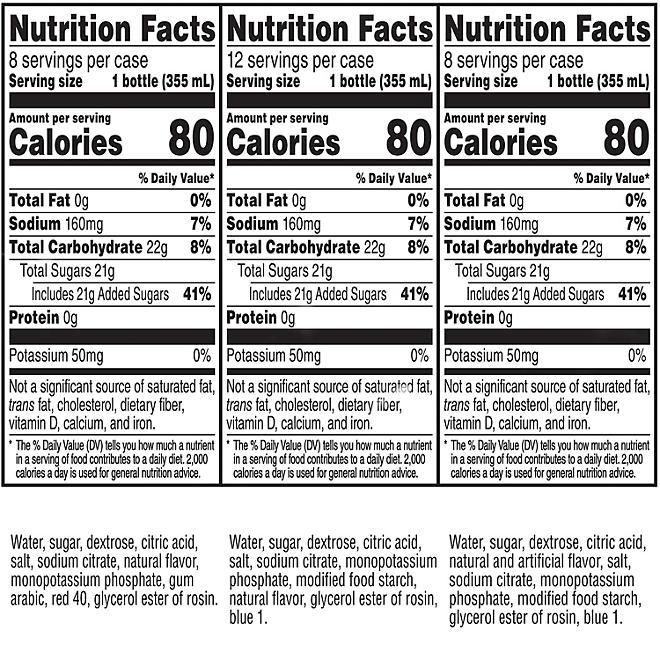 Gatorade Thirst Quencher Sports Drinks Turf Variety Pack, 12 fl. oz., 28 pk. 4