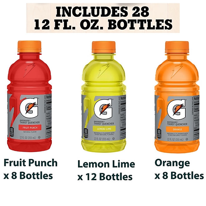 Gatorade Sports Drinks Core Variety Pack 12 fl. oz., 28 pk. 5