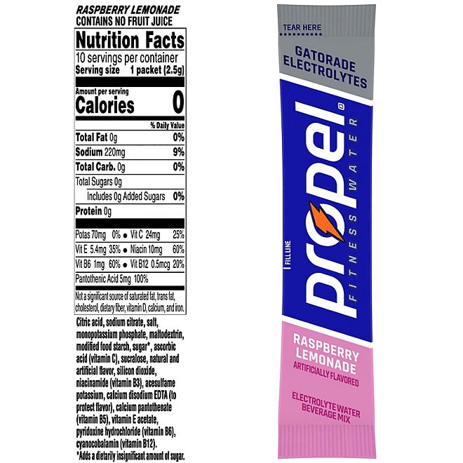 Propel Powder Variety Pack, 0.08 oz., 40 pk. 5