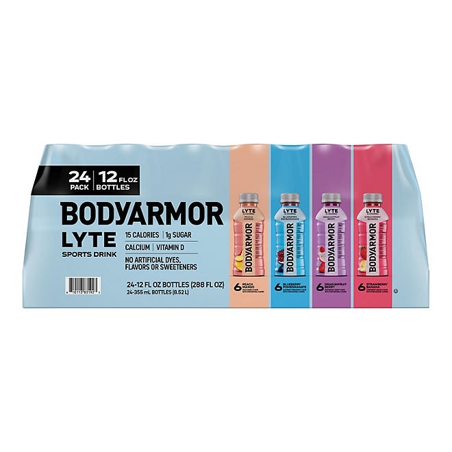 BODYARMOR LYTE Sports Drink Variety Pack 12 fl. oz., 24 pk. 3