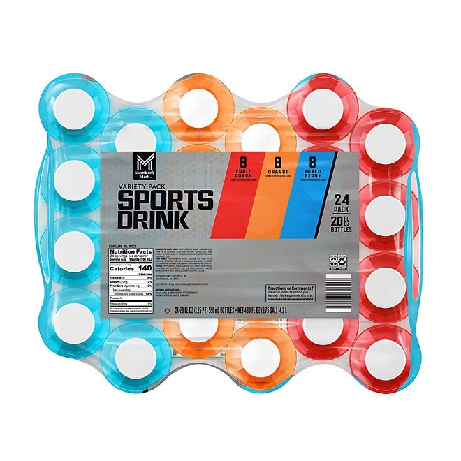 Member's Mark Sports Drink Variety Pack 20 fl. oz., 24 pk. 4
